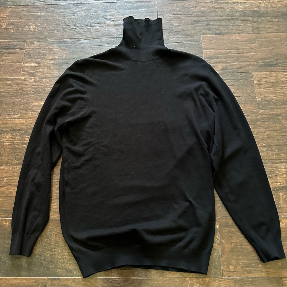 Zara Turtleneck Black Long Sleeve Shirt